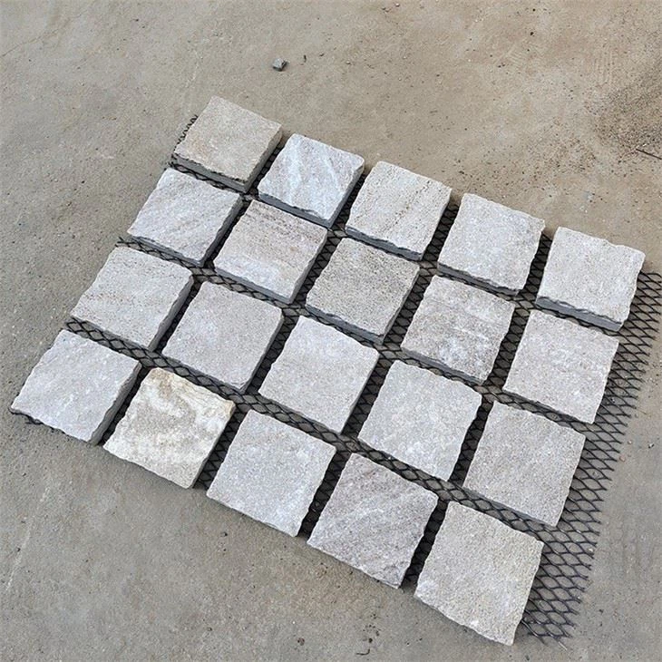 4.Golden line Natural cobblestone