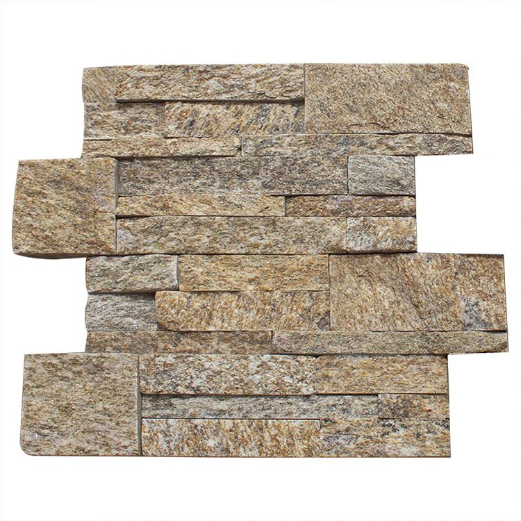 Pierre de rebord Tetris naturelle jaune sésame