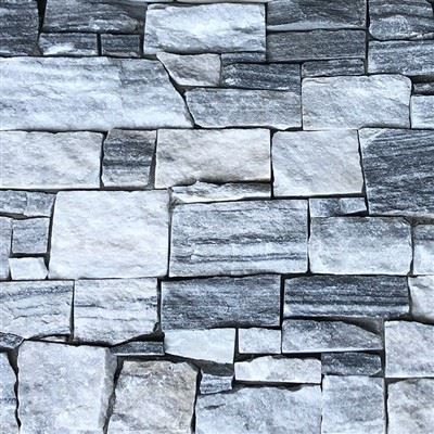 Panneau de revêtement en pierre naturelle gris nuageux