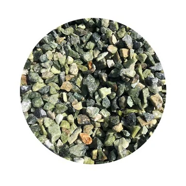 Pierre de galets verts